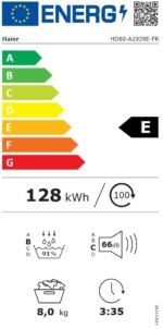 Image de HAIER – Sèche-linge pompe à chaleur HD80-A2939E-FR 2