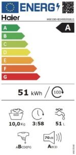 Image de HAIER – Lave linge Frontal HW100-B14959S8U1 2