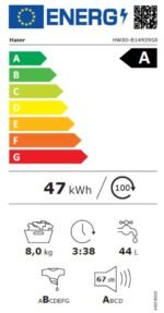 Image de HAIER – Lave linge Frontal HW80-B14939S8 2