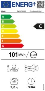 Image de MIELE – Sèche-linge pompe à chaleur TWH780WP EcoSpeed 9kg 2