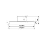 Image de Hotte PLAFOND ROBLIN 6805537 HIGH CONFIDENCE PLUS 900 NOIR MAT 3