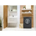 Image de Lave-linge hublot CANDY HE1584TWMBB6 1